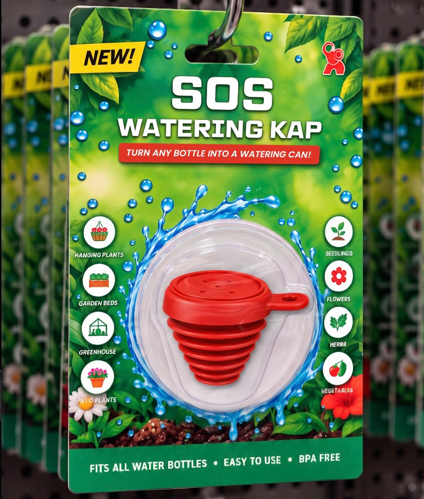*NEW* SOS WATERING KAP | Turn any water bottle into a watering can!