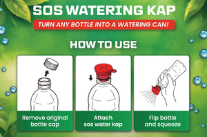 *NEW* SOS WATERING KAP | Turn any water bottle into a watering can!