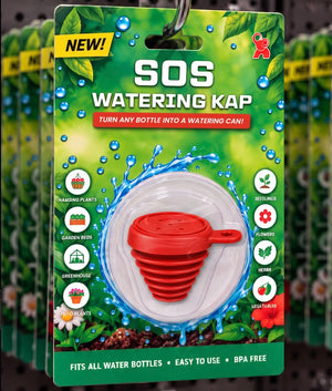 *NEW* SOS WATERING KAP | Turn any water bottle into a watering can!